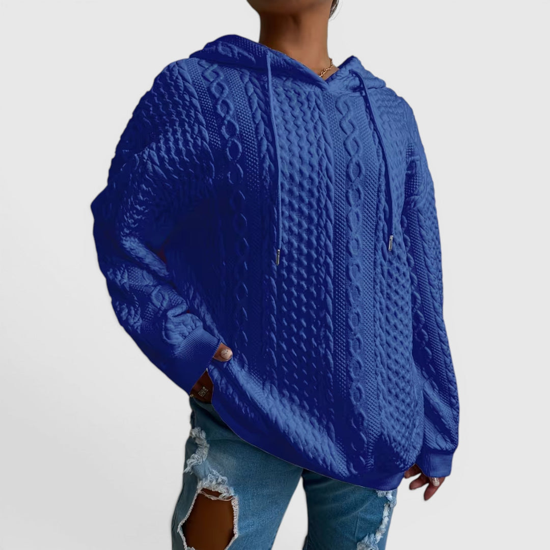 Plus Size Women's Casual Long Sleeve Sweatshirt, relaxed fit, cozy for everyday wear.