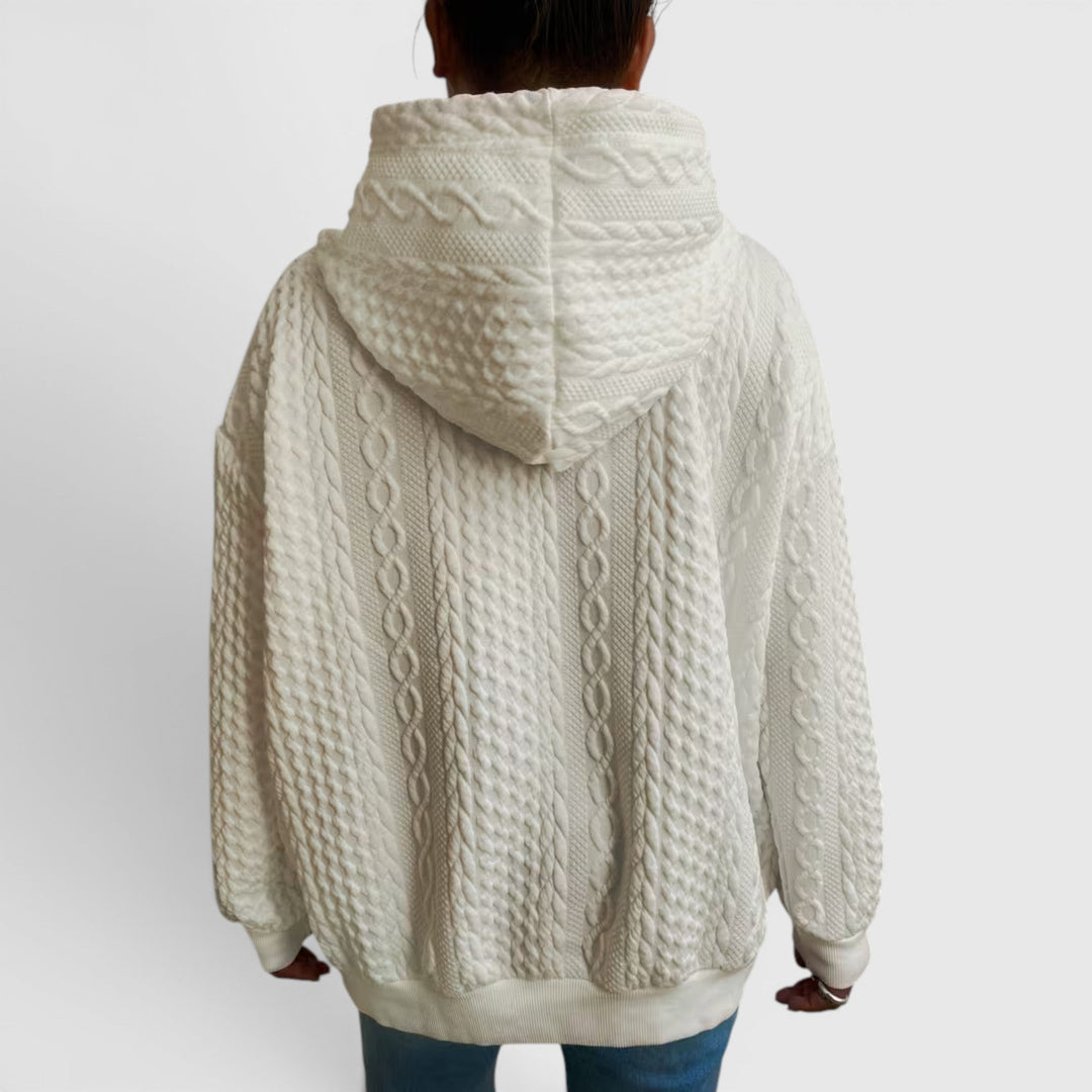 Casual Plus Size Women's Sweatshirt, relaxed fit, long sleeve, cozy & comfortable pullover.