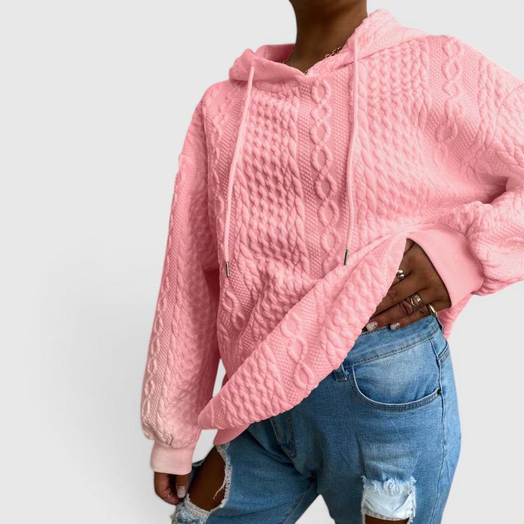 Soft & Cozy Plus Size Women's Relaxed Fit Sweatshirt, long sleeve, ideal for casual everyday.