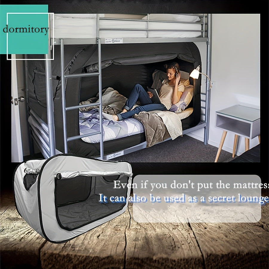 Lightweight portable camping bed by CozyNest, designed for easy setup and transport.