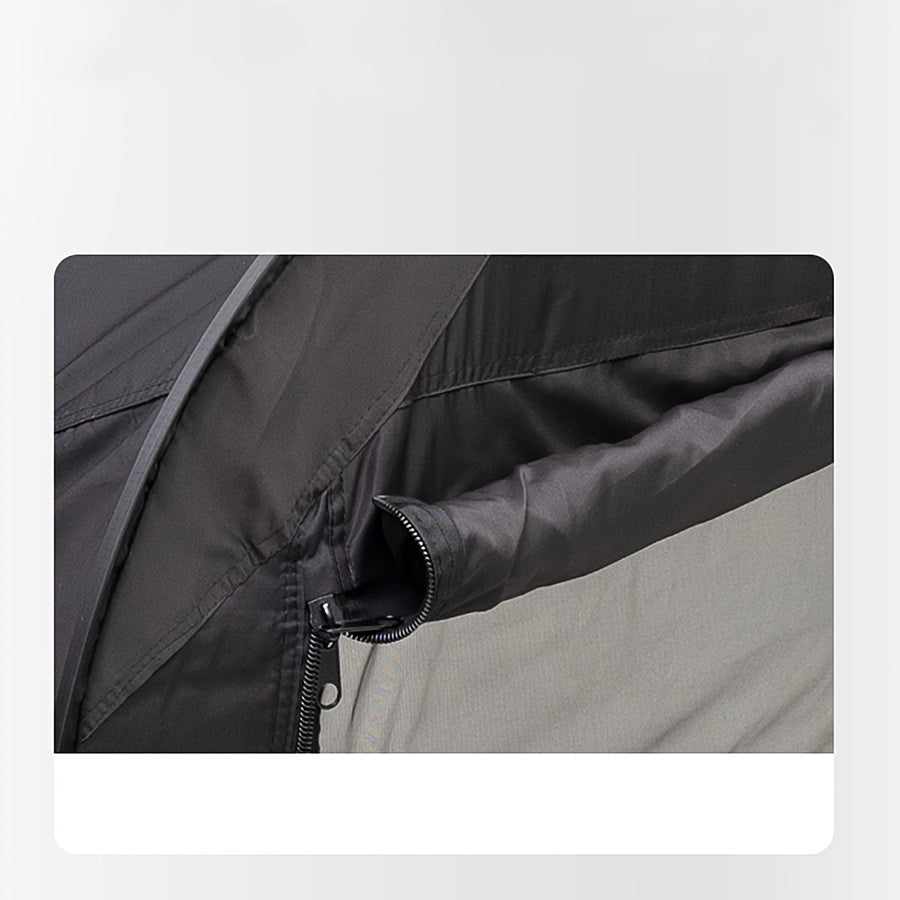 CozyNest folding tent bed showcasing its durable fabric and sturdy frame.