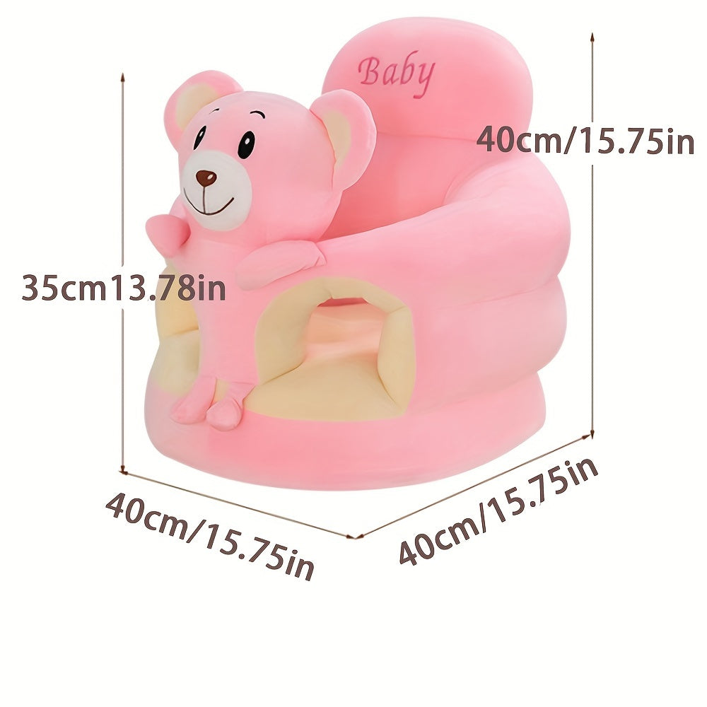 Cozy animal-themed baby sitting chair for comfortable exploration