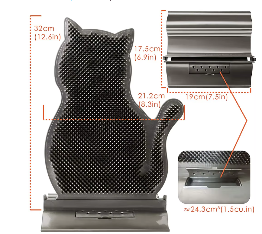 Unisex anti-slip cat towel holder in silicone, providing secure grip for towels in any home space.