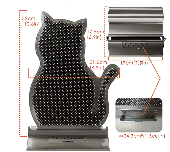 Unisex anti-slip cat towel holder in silicone, providing secure grip for towels in any home space.