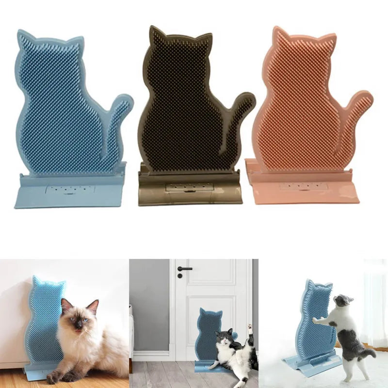 Modern cat towel rack with strong anti-slip silicone grip, a must-have for organized homes.