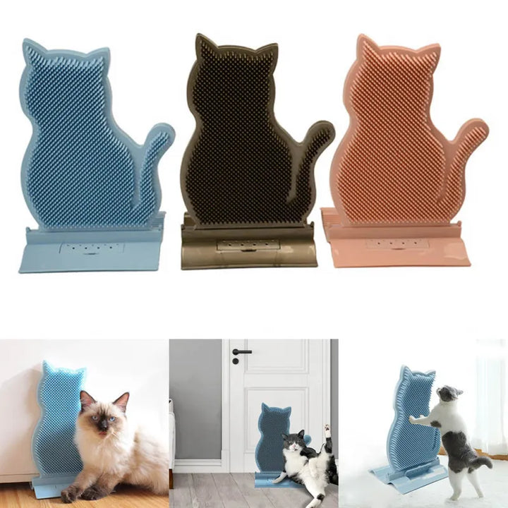 Modern cat towel rack with strong anti-slip silicone grip, a must-have for organized homes.