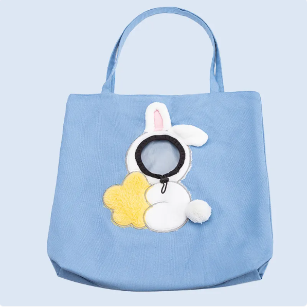 Versatile pet travel bag: a funny animal costume carrier for cats & dogs, designed for car journeys.