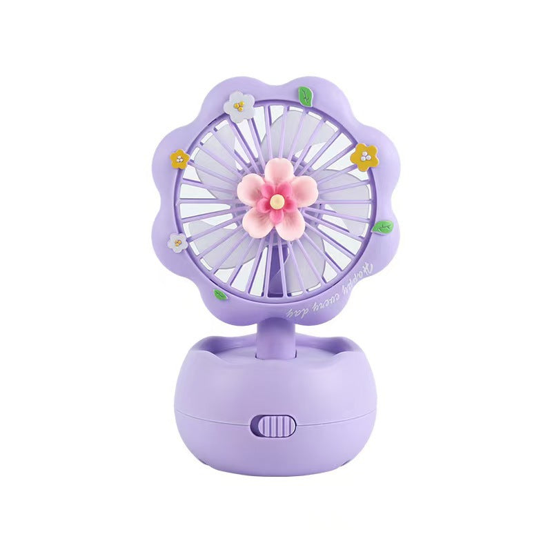 Rechargeable silent butterfly fan for kids, a portable USB desk fan providing gentle, safe summer cooling.