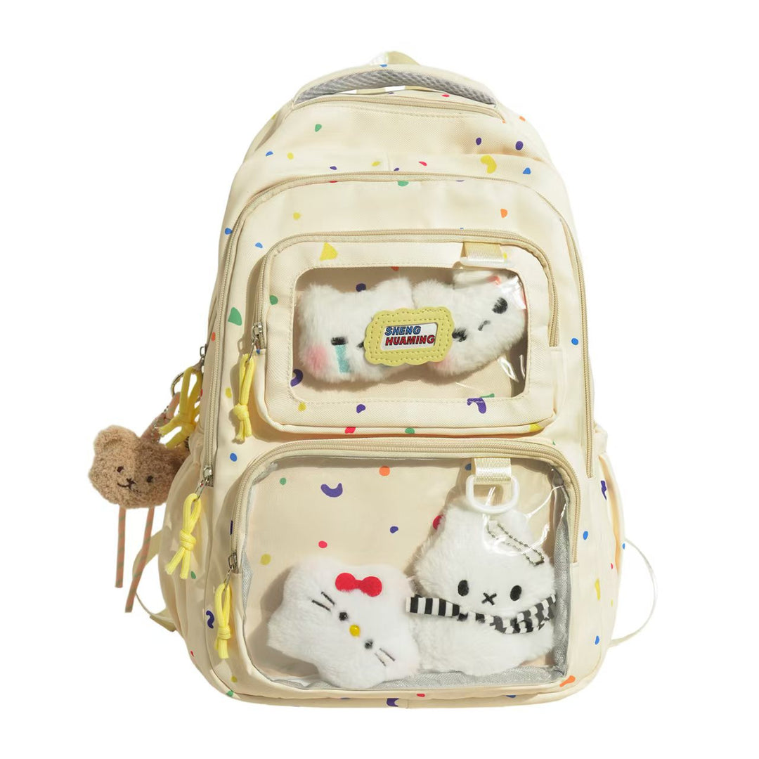 Cute plush animal character kids' backpack for school and daily adventures, available in various colors.
