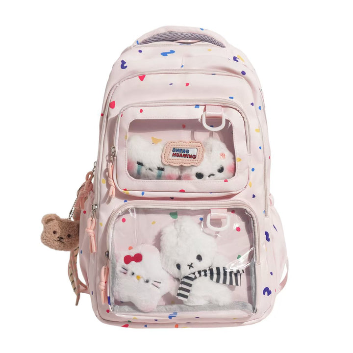 Playful character plush children's travel backpack, a secure and comfortable bag for all their daily outings.