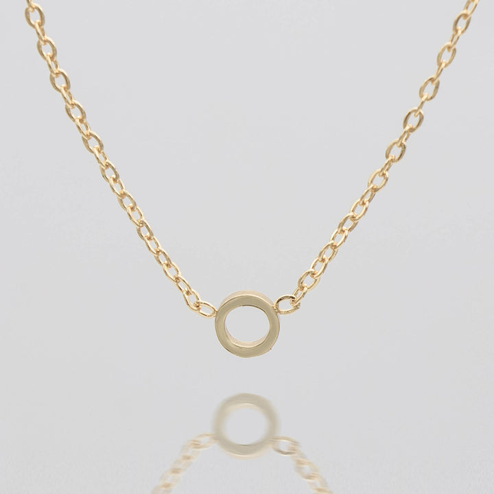 Silver dainty initial necklace, personalized gift for her.
