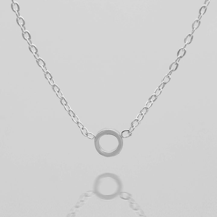 Gold initial dainty necklace, custom jewelry for her.