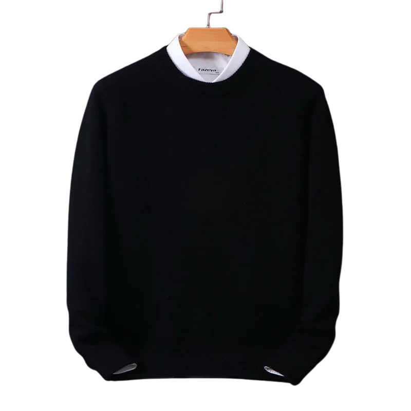 Stylish and versatile Daniel round neck sweater, a wardrobe essential.