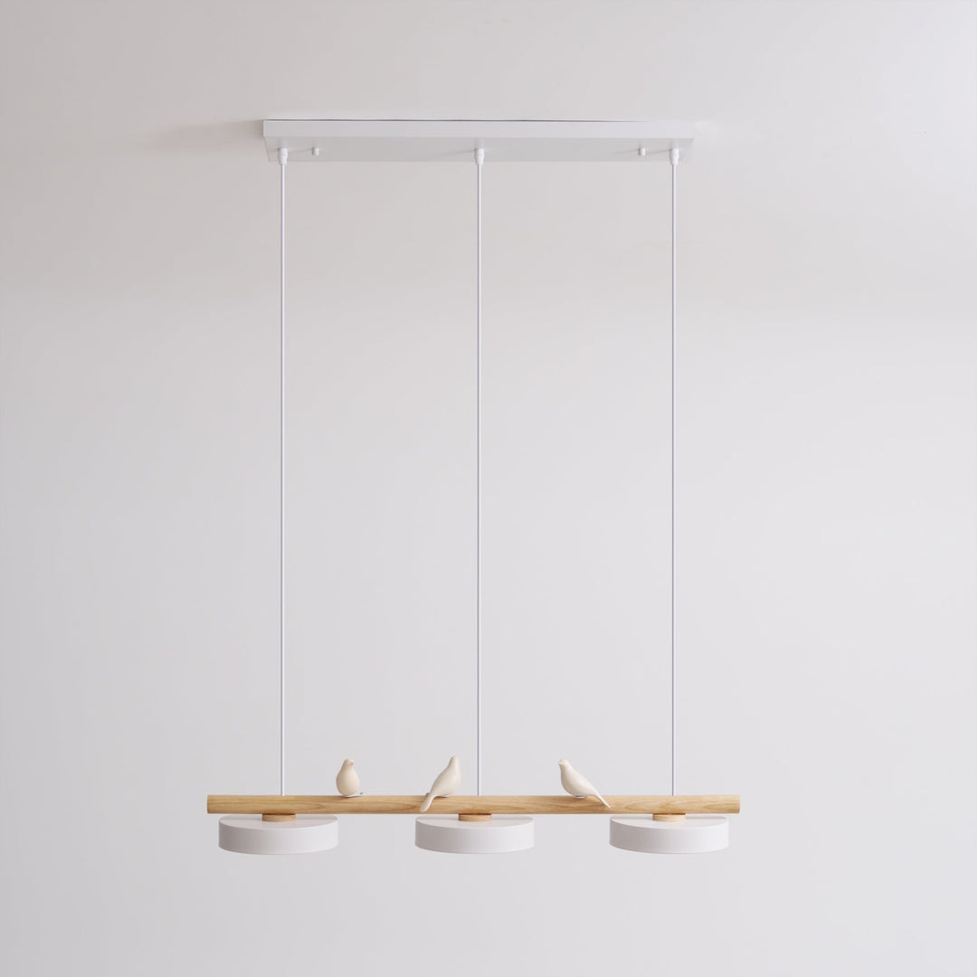 Artistic bird pendant light with adjustable LED, ideal for home styling.