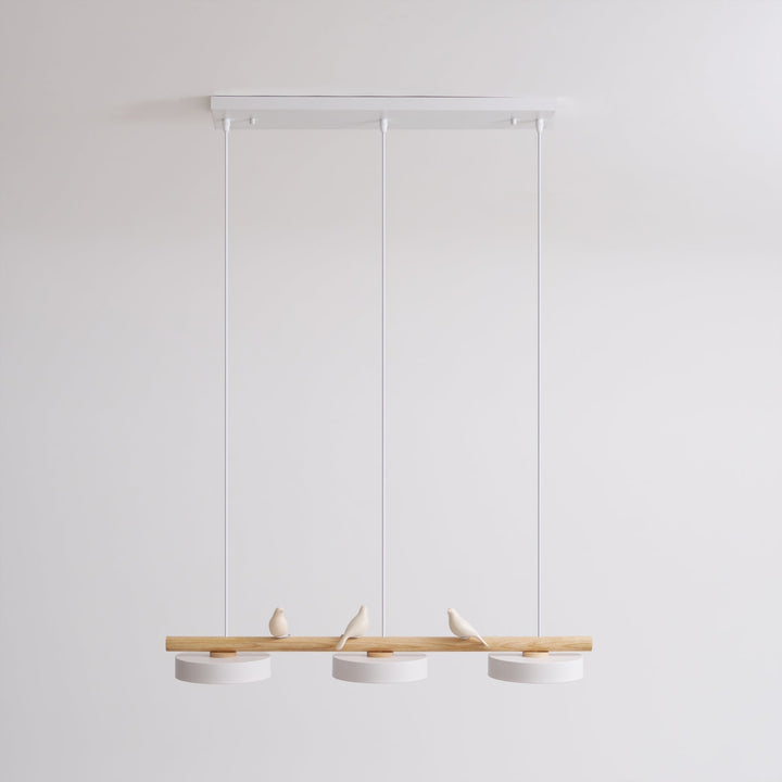 Artistic bird pendant light with adjustable LED, ideal for home styling.