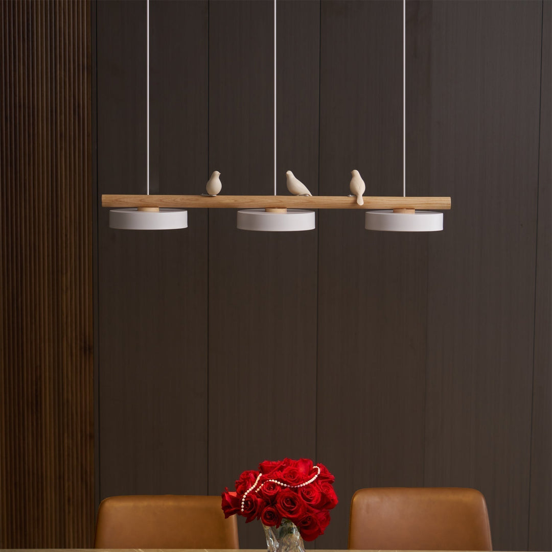 Stylish adjustable LED bird pendant, perfect modern lighting for ceilings.