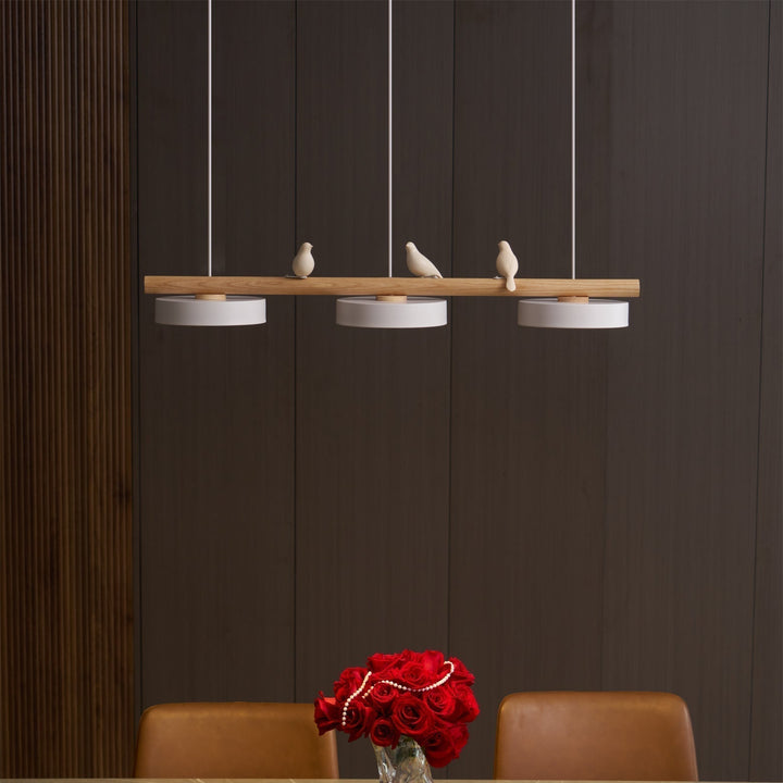 Stylish adjustable LED bird pendant, perfect modern lighting for ceilings.