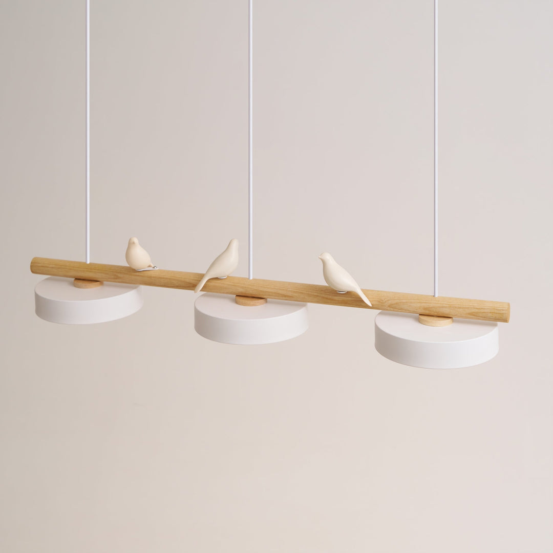 Contemporary bird pendant lamp with adjustable LED for stunning interiors.