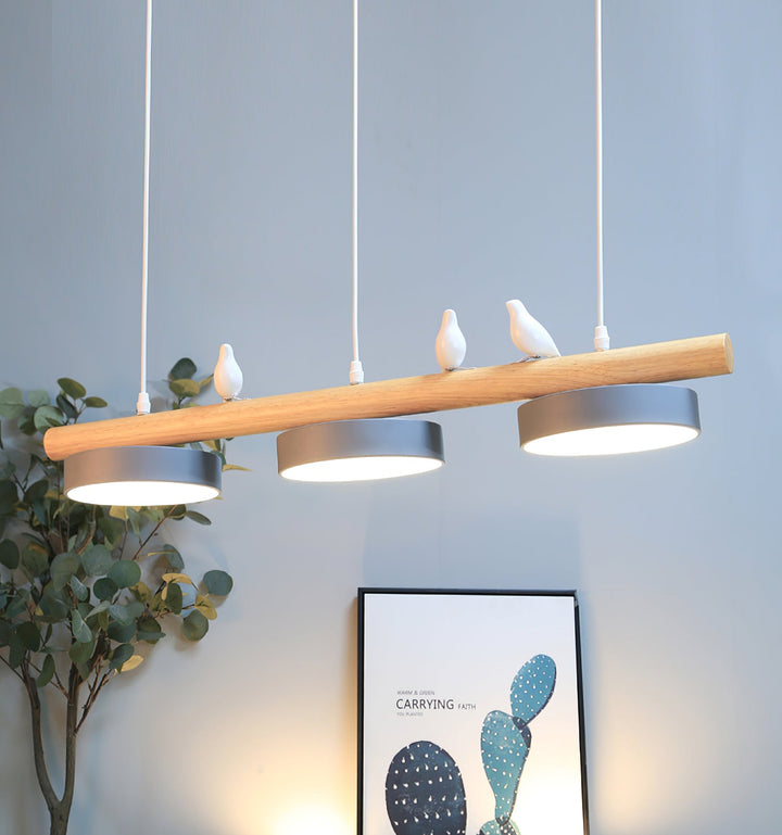 Modern decorative bird ceiling lamp, an ambient LED pendant light.