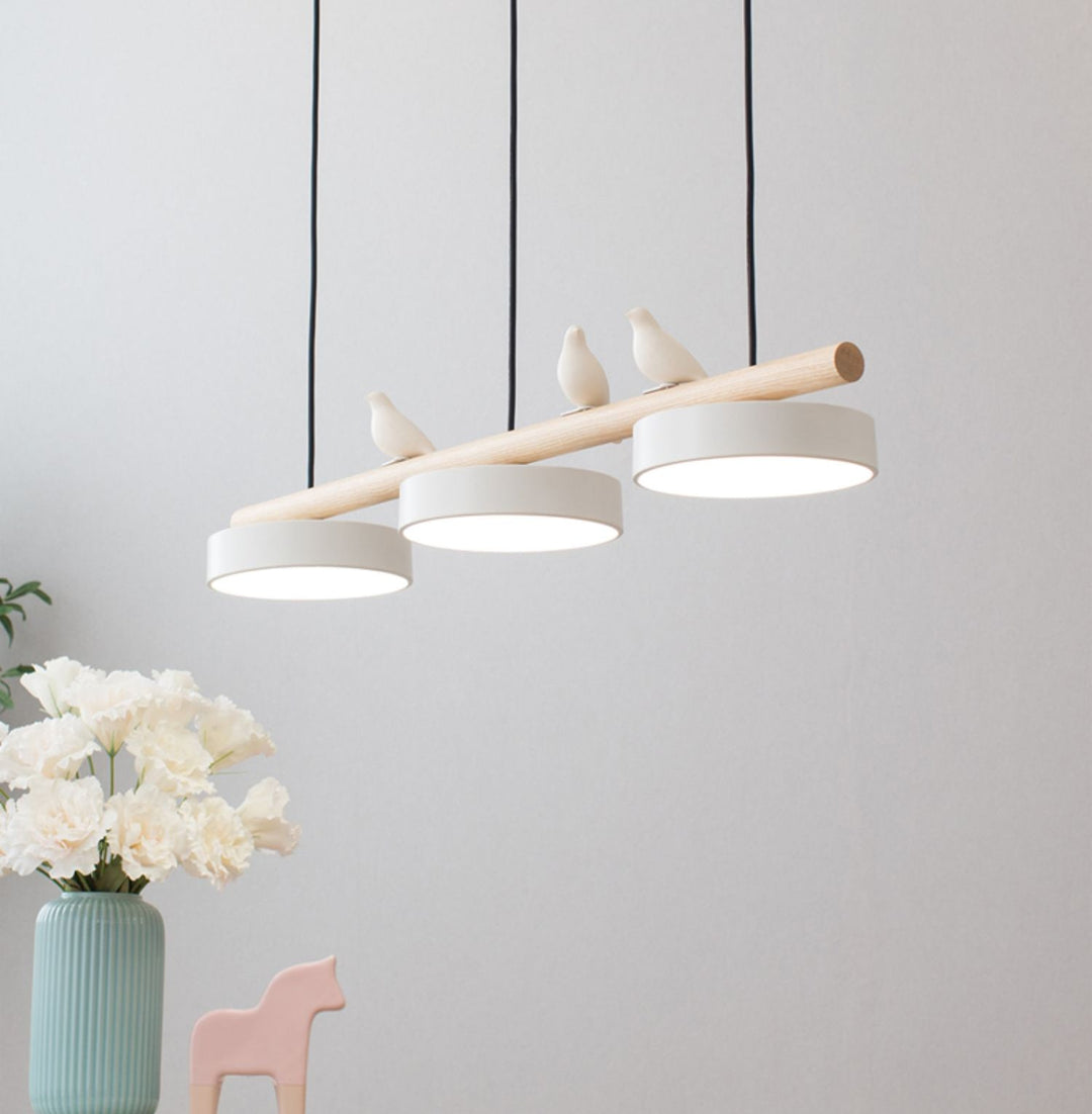 Modern LED bird ceiling light, a unique decorative lamp for home decor.