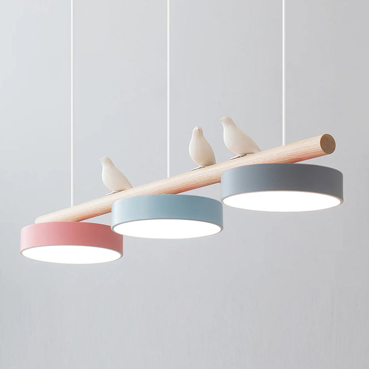 Adjustable LED bird pendant lamp, bringing modern lighting to life.