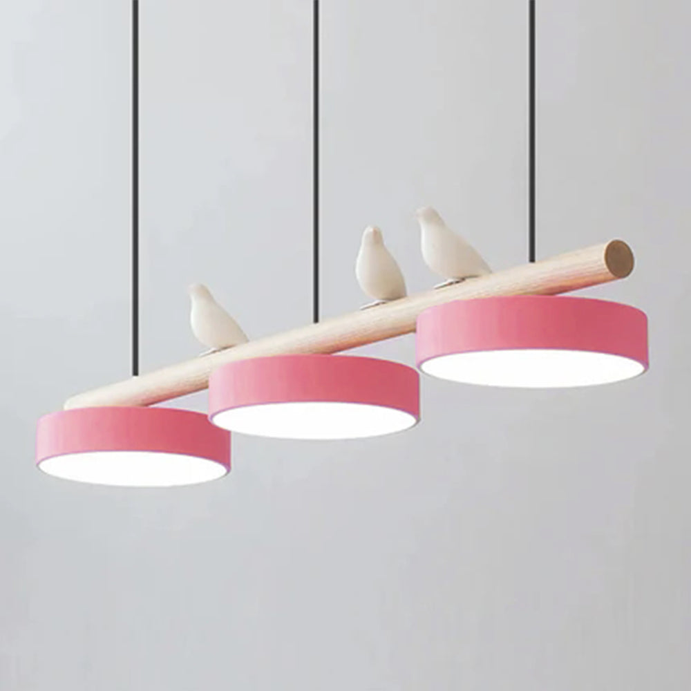 Decorative bird pendant light, an LED fixture for modern interior design.