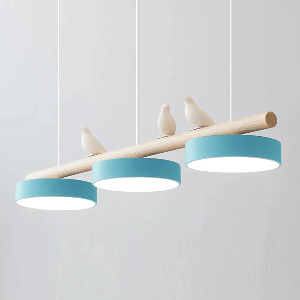 Elegant adjustable LED bird pendant light, offering unique modern lighting.