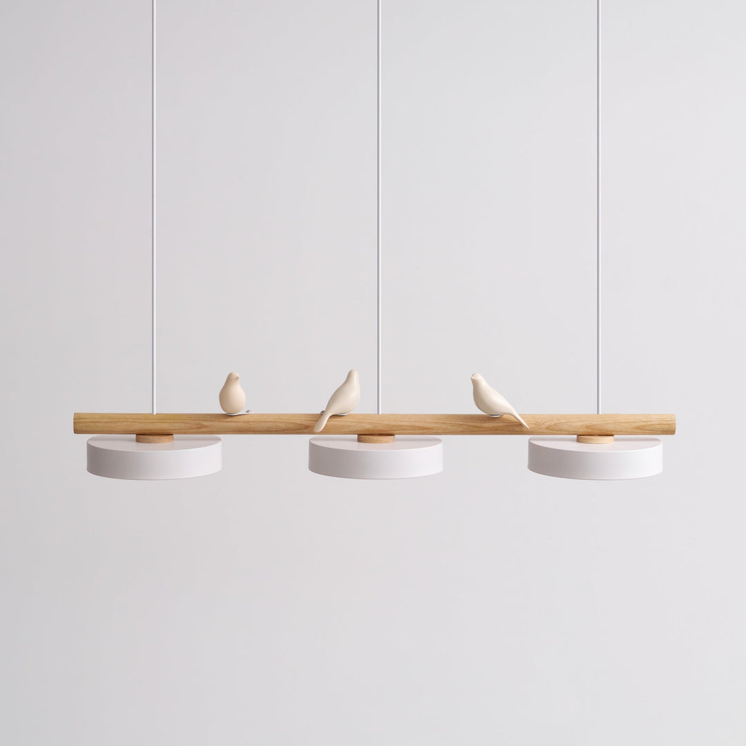 Decorative bird pendant lamp with adjustable LED, enhancing any ceiling.
