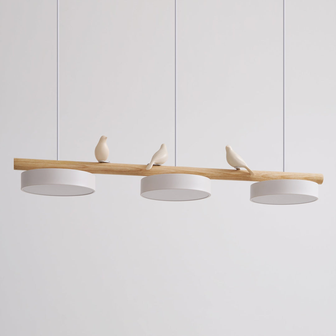 Modern decorative bird light, an ambient LED pendant for sophisticated spaces.