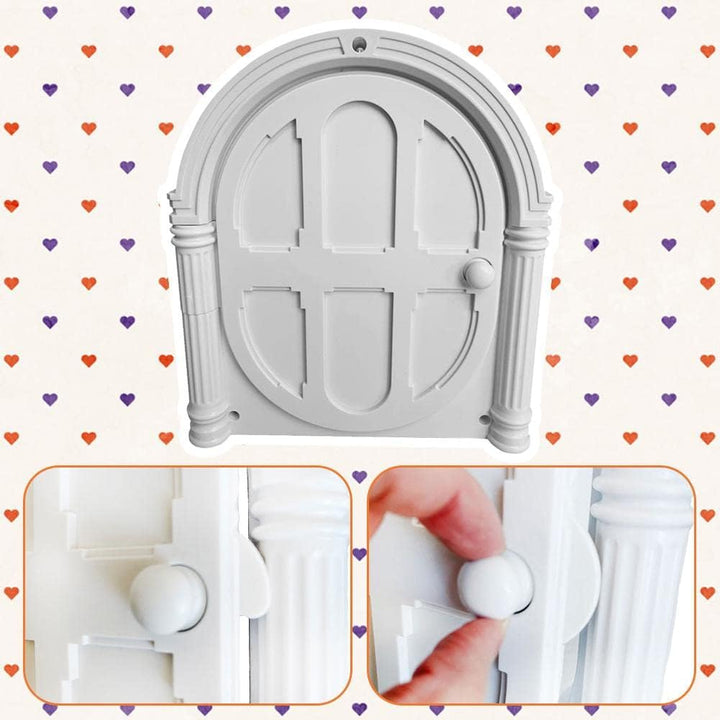 Decorative small pet front door toy with classic design. Durable, interactive enrichment for cats & small pets.