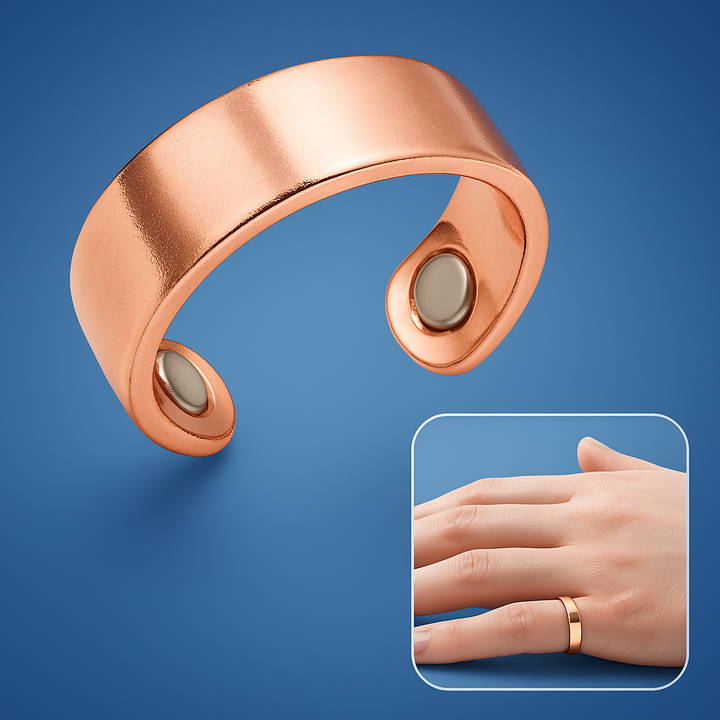Easy-to-wear anti-snore ring providing a natural snoring solution for better sleep and night comfort.