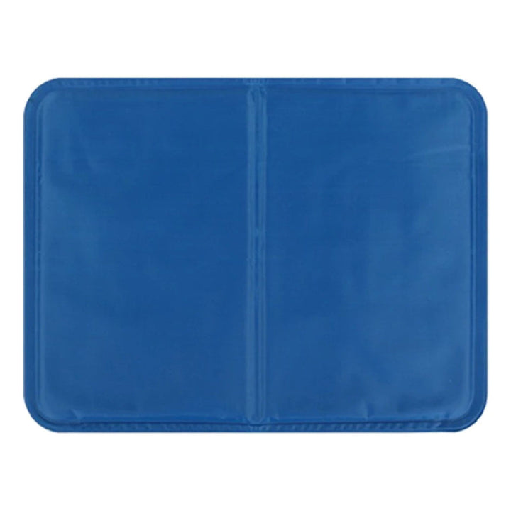 Large dog cooling mat for summer. A gel pet pad offers heat relief.