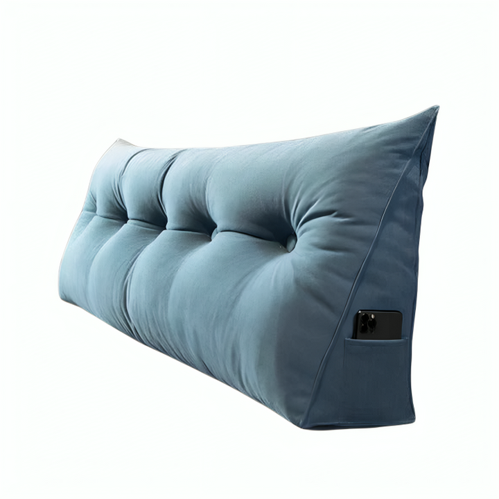 DreamSlope velvet headboard pillow offering ultimate comfort and back support
