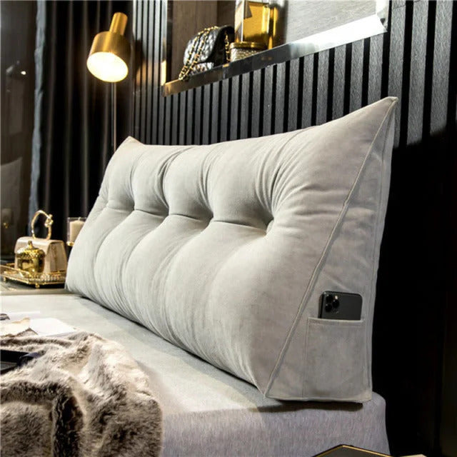 Plush DreamSlope bed support pillow for comfortable lounging and reading