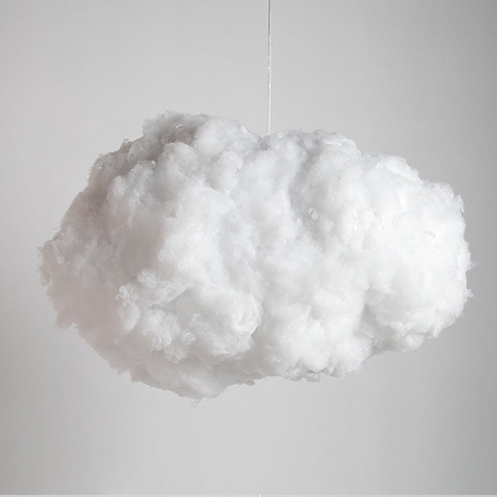 Soft cloud chandelier, ambient lighting for a serene nursery, cozy bedroom, or inviting living room.
