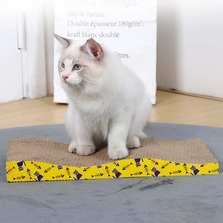 Durable Cat Scratcher & Rest Pad - Wave, Bone, Whisk Styles