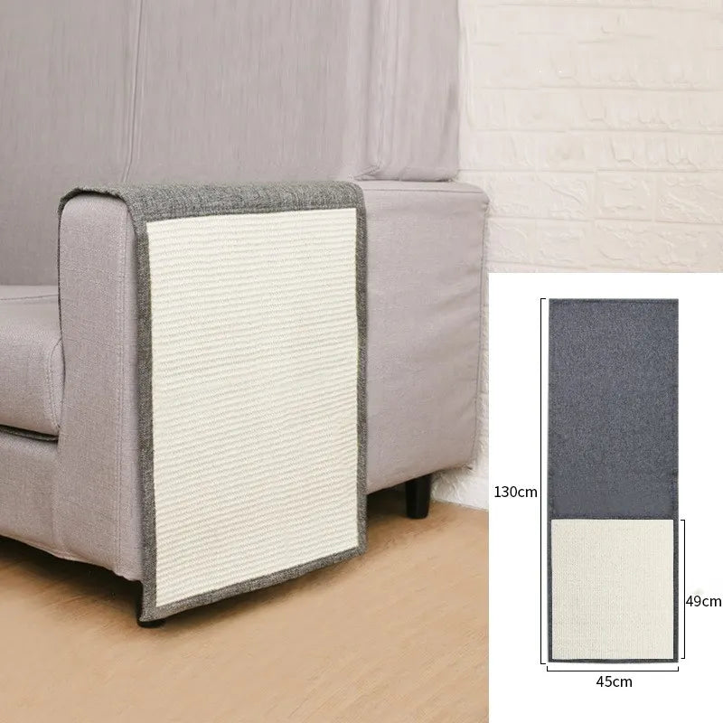 High-quality sisal armrest scratch protector, designed for active cats.