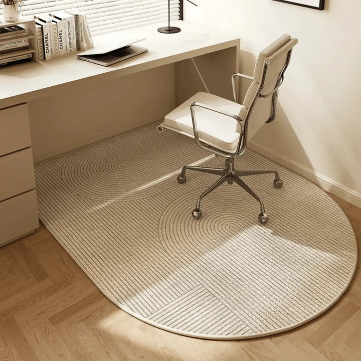 Premium non-slip office chair mat, durable hard floor protector for hardwood, keeping your home office floor pristine.