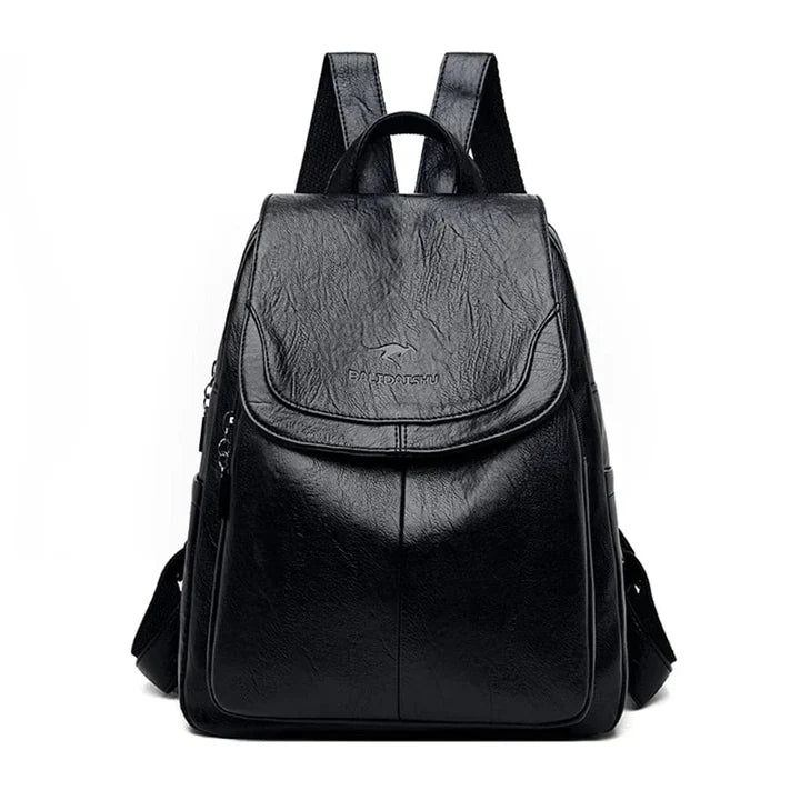 High-quality PU leather backpack, stylish and durable choice for women's everyday fashion.