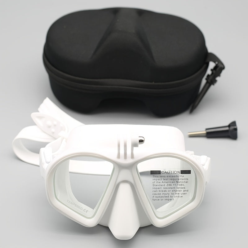 Mount your action camera easily onto this versatile diving mask.