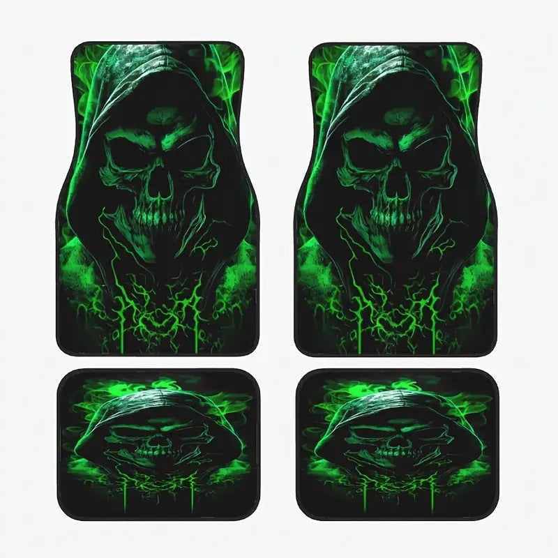 Durable non-slip universal car mats for all-weather vehicle protection. Easy to clean.