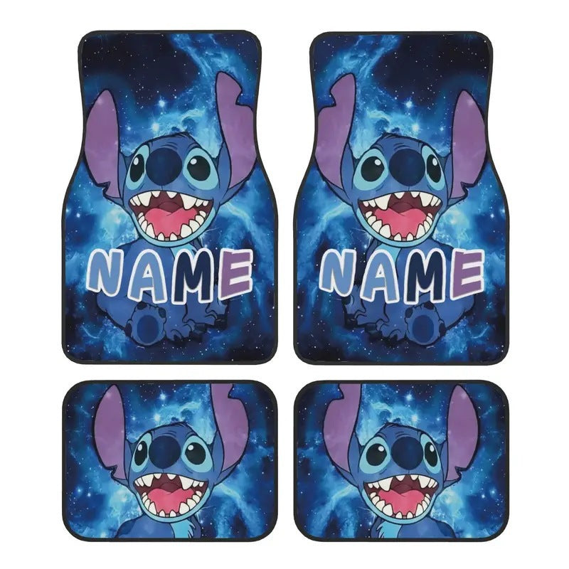 Heavy-duty universal fit floor mats, automotive interior protection. Non-slip, long-lasting.