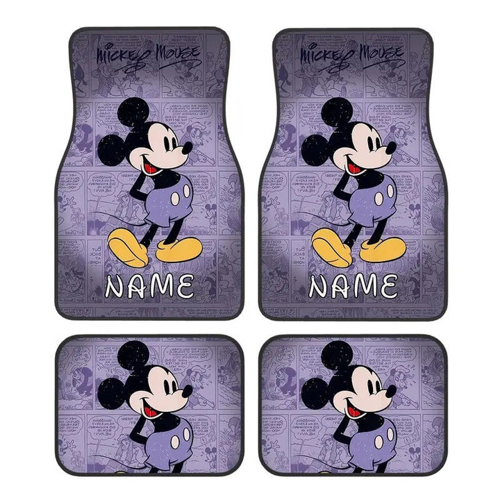 Heavy-duty universal car floor mats, interior protection, non-slip. Easy-clean durable design.