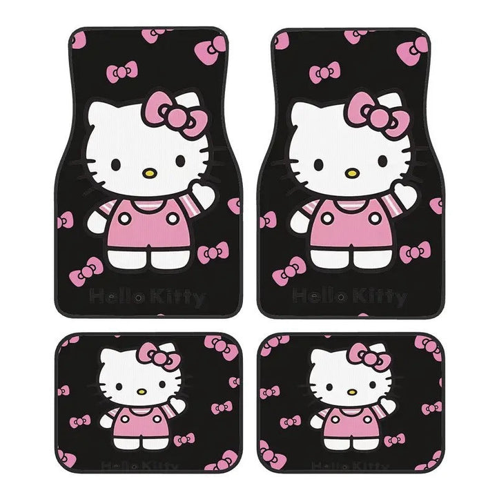 Non-slip universal car floor mats, heavy-duty, interior protection. All-weather resistant.