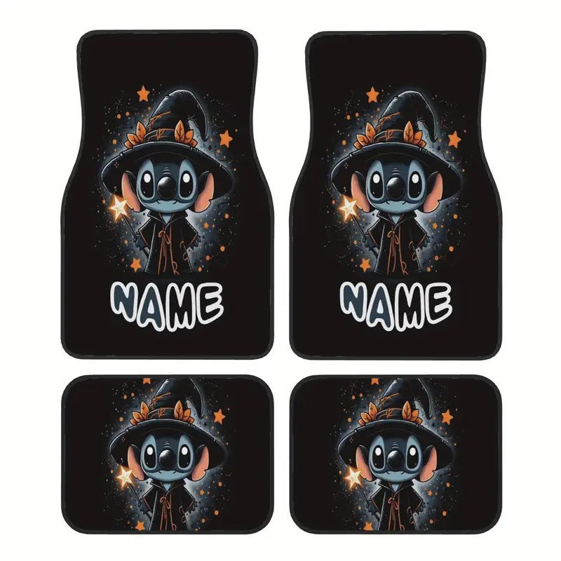 All-weather universal car floor mats, non-slip, durable accessory. Easy to clean.