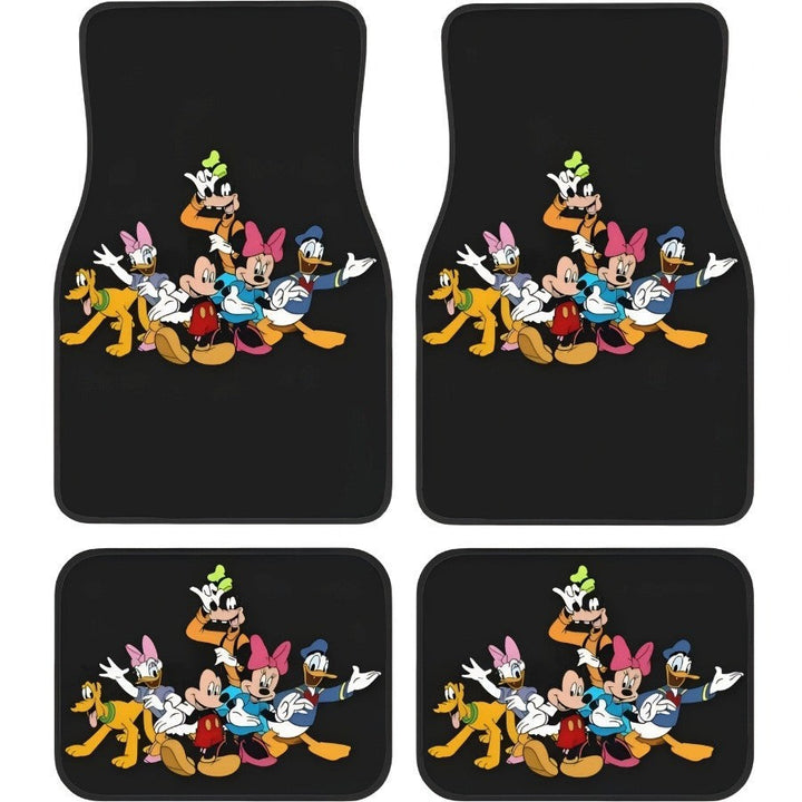 Heavy-duty universal automotive mats, non-slip, easy clean. Durable car interior protection.