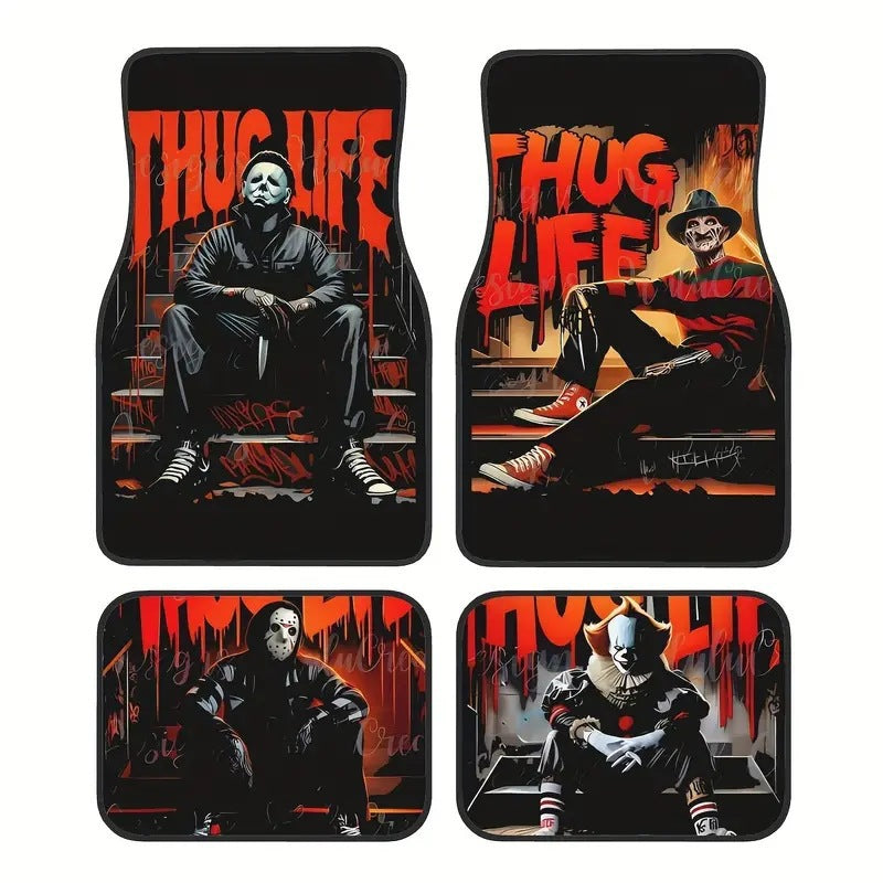 Universal car mats, all-weather, durable, non-slip. Perfect for vehicle interior protection.