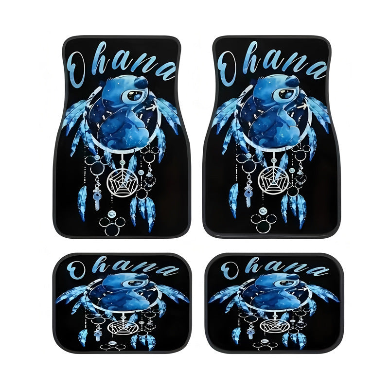 Non-slip universal car floor mats, heavy-duty, vehicle protection. Easy clean, durable.