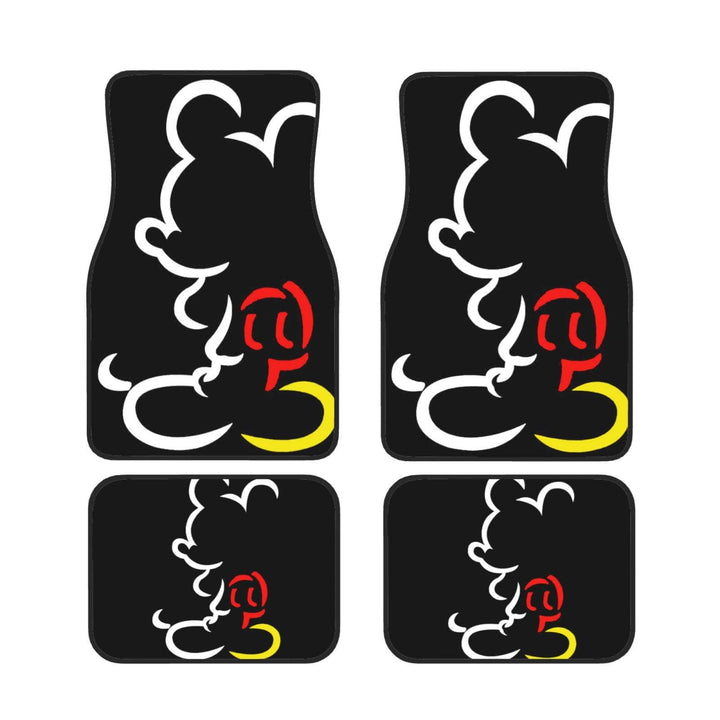 Non-slip car interior mats, universal design for all-weather vehicle protection. Easy to clean.