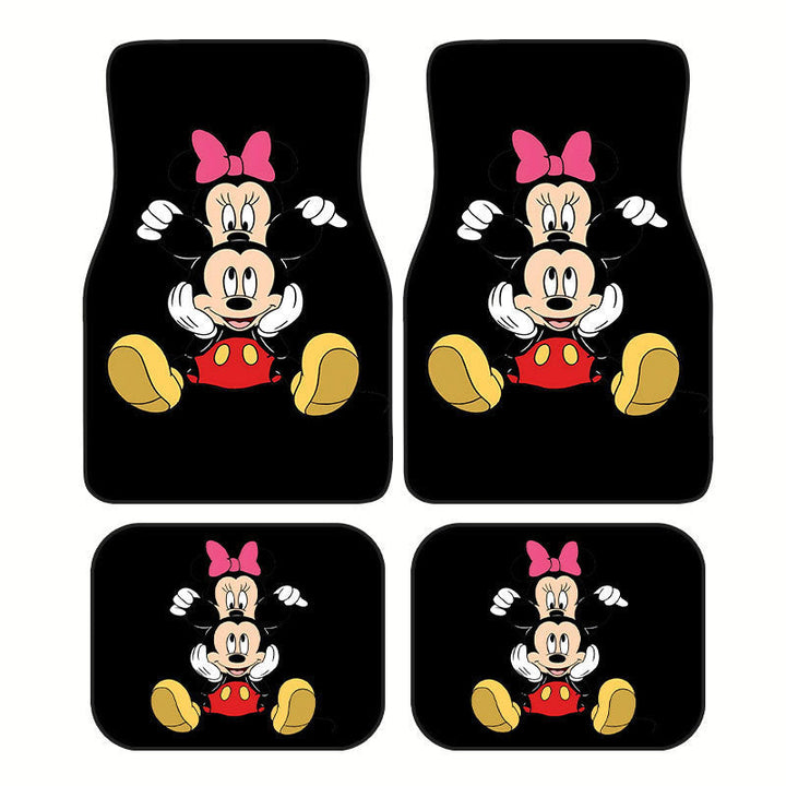 Heavy-duty universal fit car mats, all-weather, durable. Non-slip interior protection.